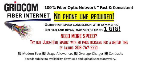 High speed fiber internet